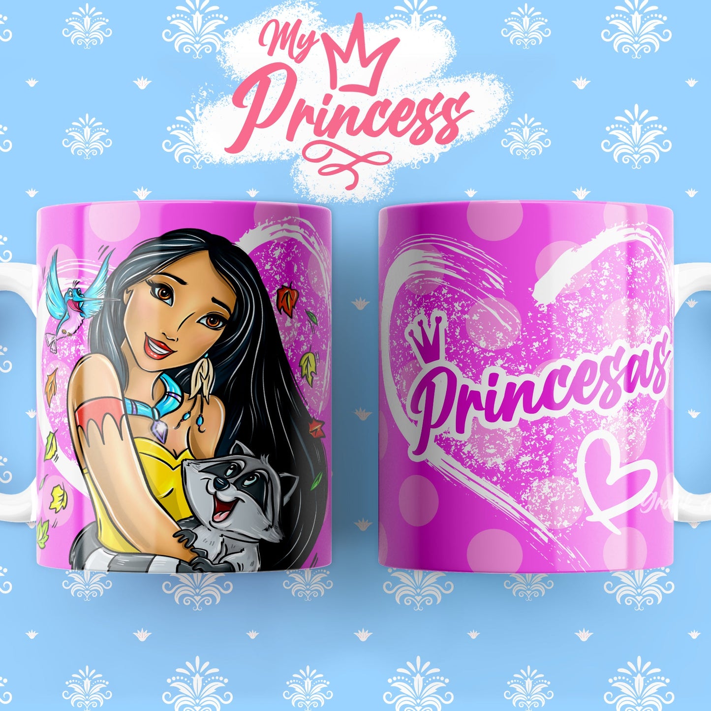 Taza Pocahontas – Princesa Disney