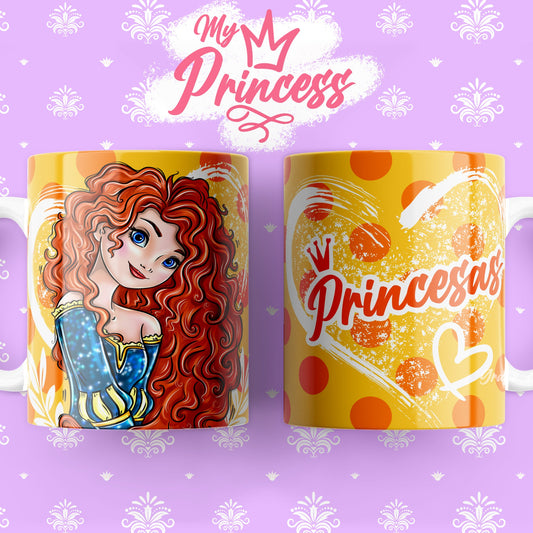 Taza Mérida Brave – Princesa Valiente de Disney