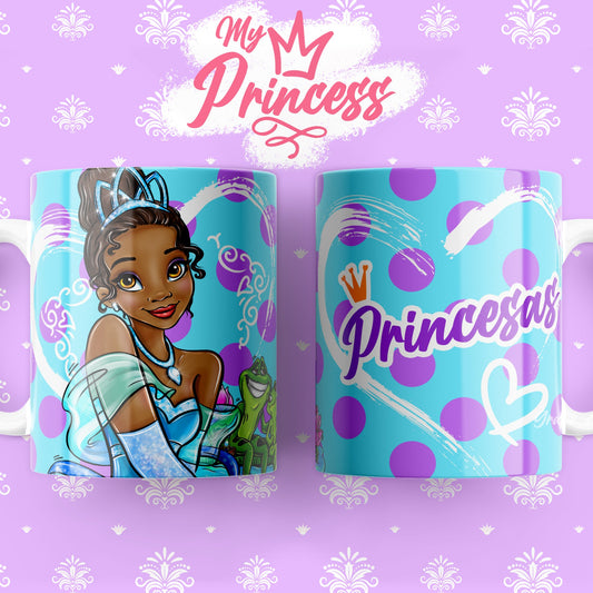Taza Princesa Tiana – Inspirada en Tiana y el Sapo