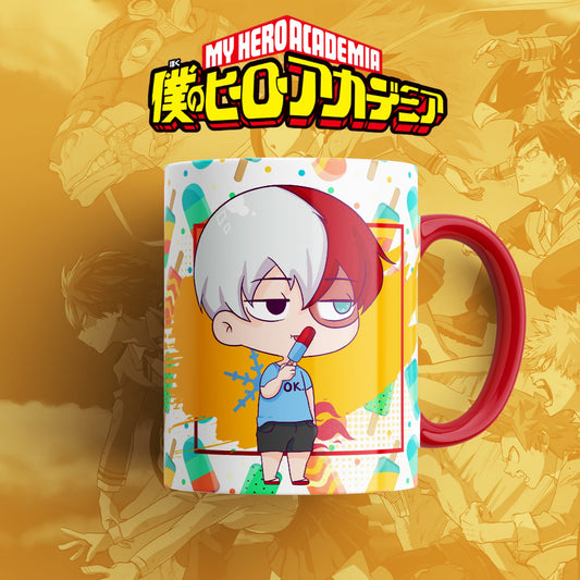 Taza My Hero Academia Todoroki Chibi – Diseño helado veraniego