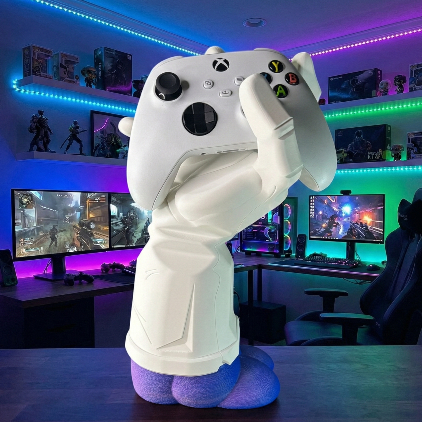 Soporte de Mando Gamer inspirado en Vegeta - Dragon Ball