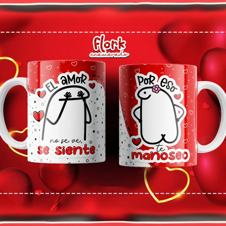 Manoseo flork taza san valentin