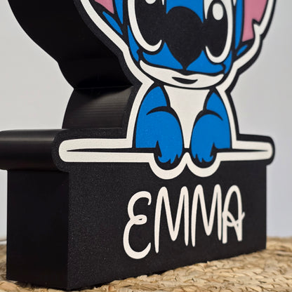 Caja de luz personalizada Stitch – Lámpara LED infantil con nombre