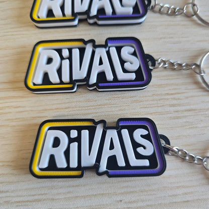 Llavero 3D Rivals - Logo Videojuego Gamer