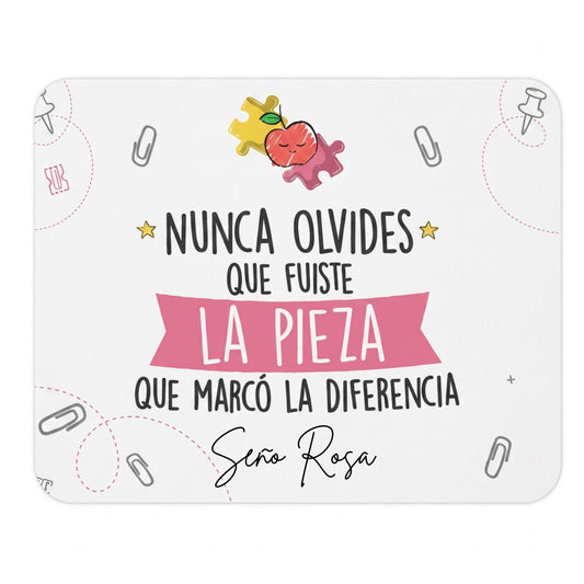 Alfombrilla de Ratón "La Pieza Clave" - Regalo para Profesores 🍎
