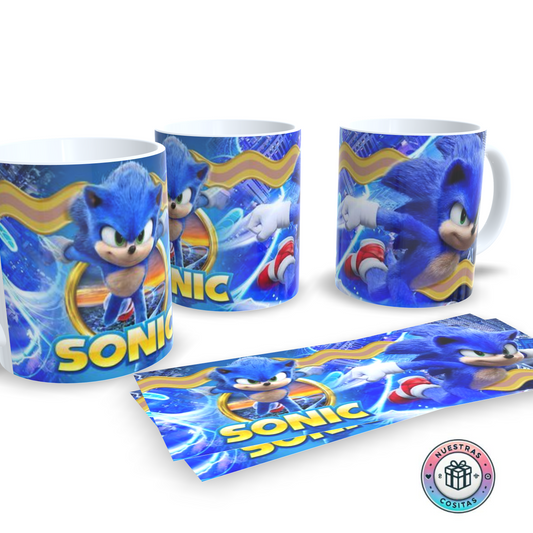 Taza infantil Sonic película