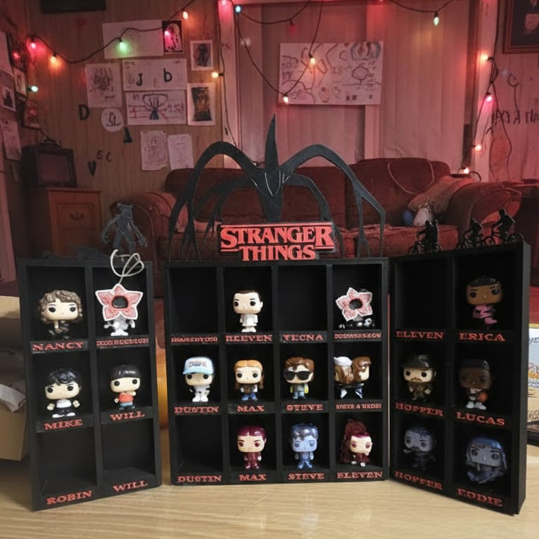 Expositor Modular 3D para Colección Stranger Things (Funko Kinder Joy)
