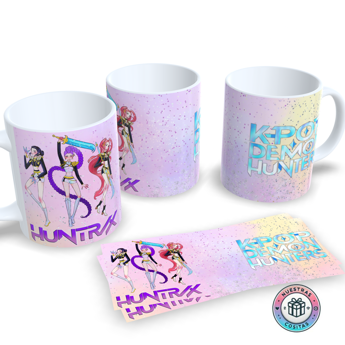 Taza K-Pop Demon Hunters ✨ Personalizable diseño 22