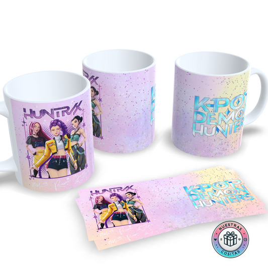 Taza K-Pop Demon Hunters ✨ Personalizable diseño 23