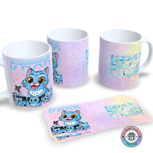 Taza K-Pop Demon Hunters ✨ Personalizable diseño 24