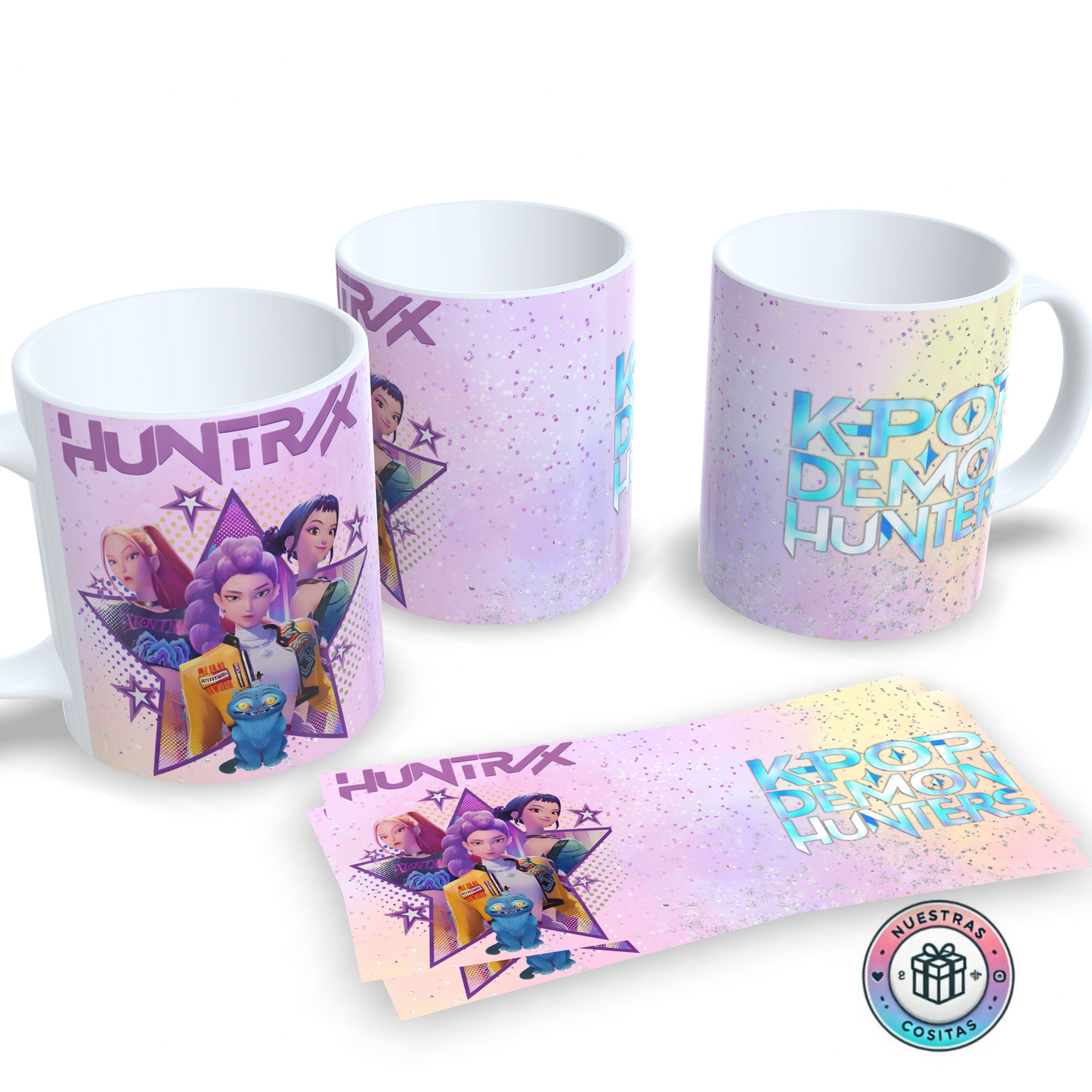 Taza K-Pop Demon Hunters ✨ Personalizable diseño 26