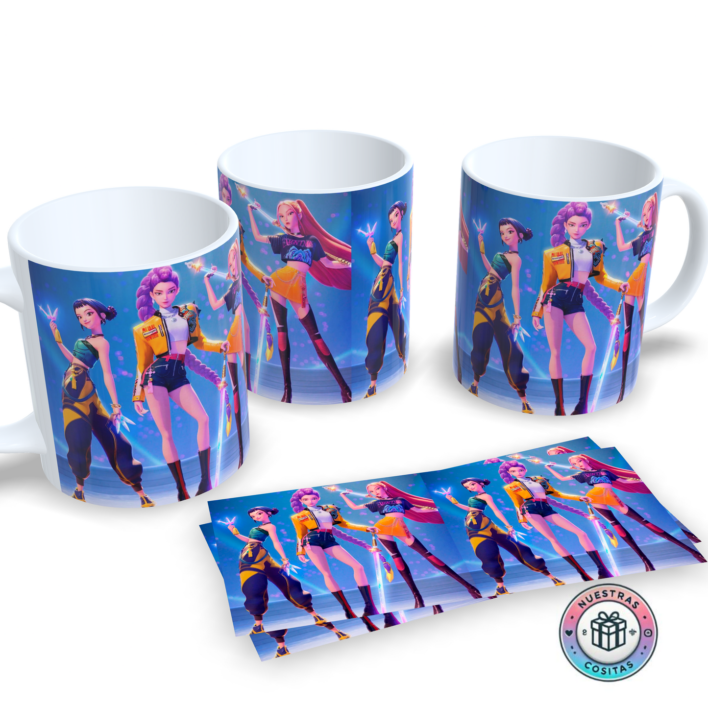 Taza K-Pop Demon Hunters ✨ Personalizable diseño 29