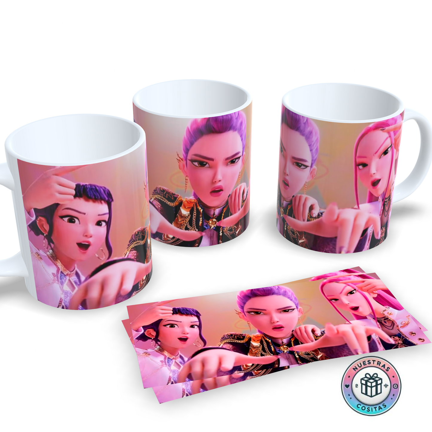 Taza K-Pop Demon Hunters ✨ Personalizable diseño 33