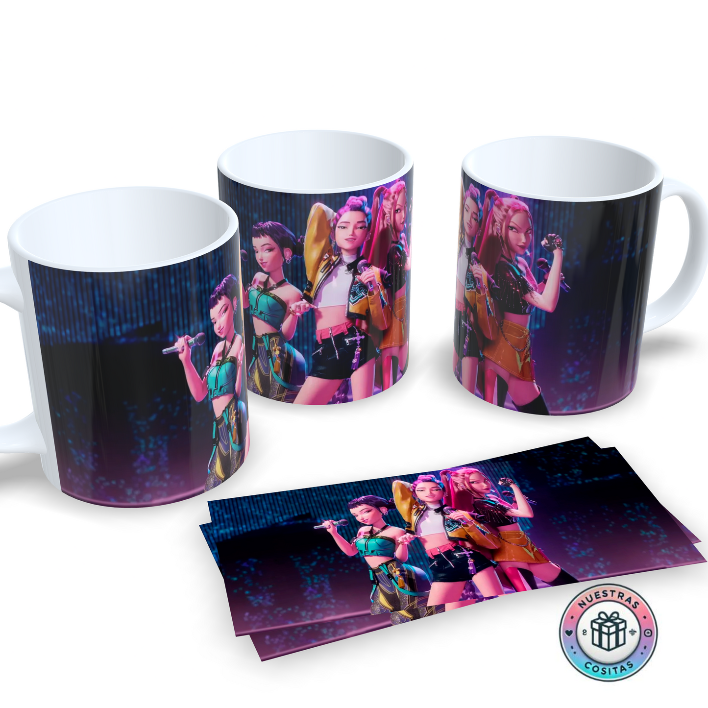 Taza K-Pop Demon Hunters ✨ Personalizable diseño 38