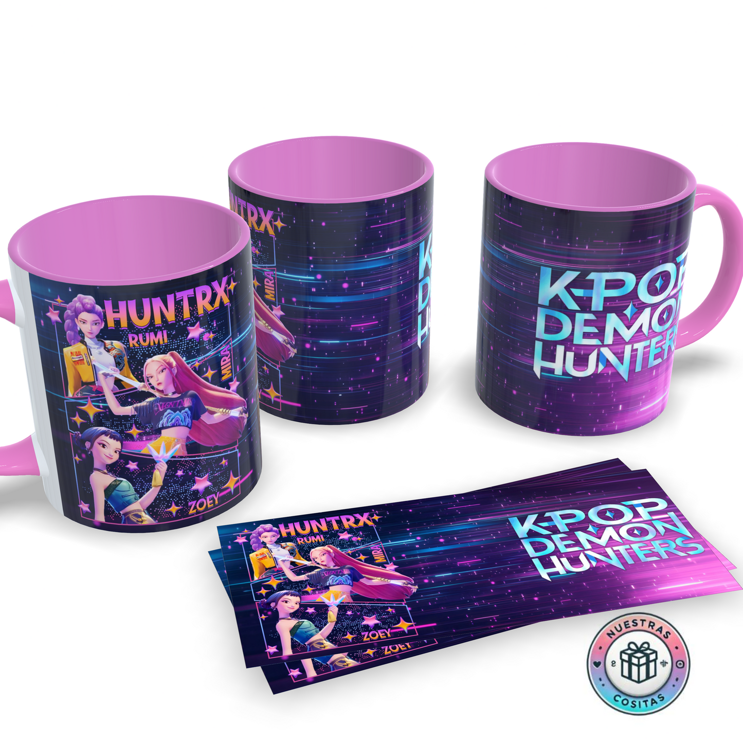 Taza K-Pop Demon Hunters ✨ | Diseño 4