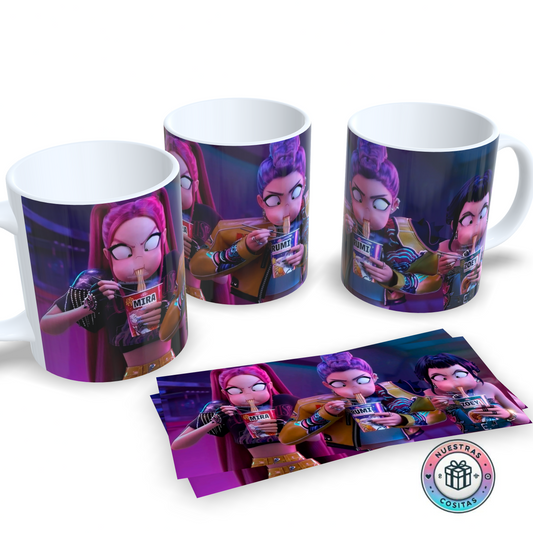 Taza K-Pop Demon Hunters ✨ Personalizable diseño 41