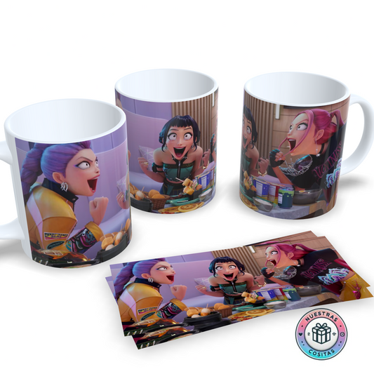 Taza K-Pop Demon Hunters ✨ Personalizable diseño 47