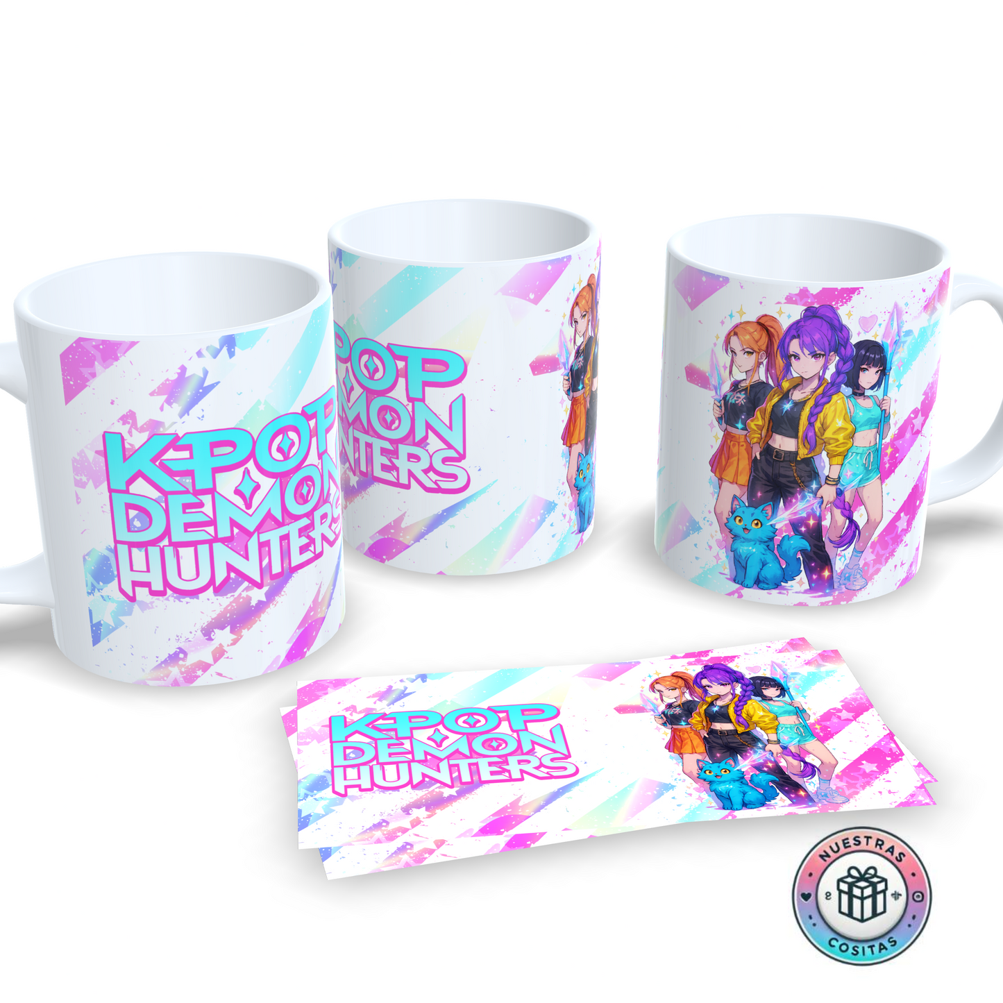 Taza K-Pop Demon Hunters ✨ Personalizable diseño 52