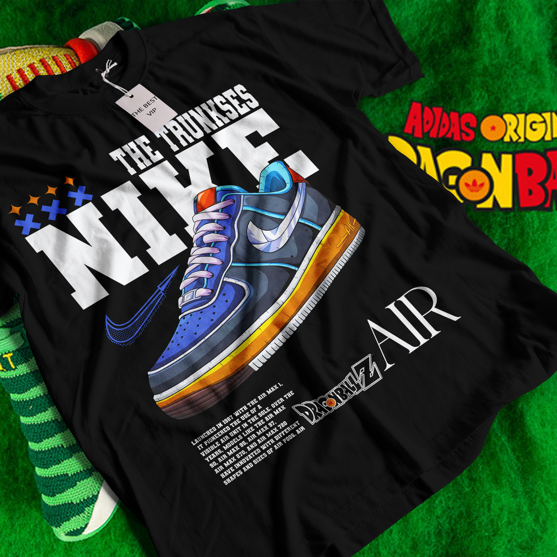 Trunks camiseta zapatillas nike Dragon ball