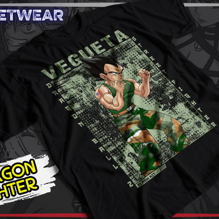Vegeta-camiseta-Street-Fighter-Dragon-Ball
