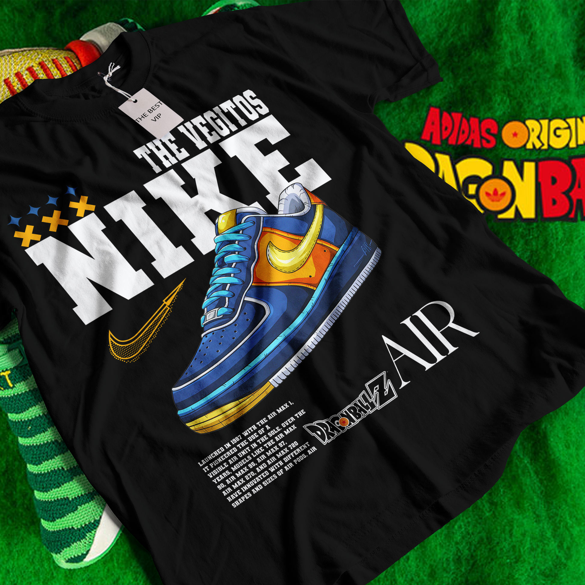 Vegeto camiseta zapatillas nike dragon ball