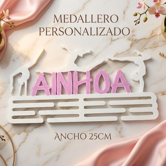 Colgador de Medallas de Gimnasia Artística/Rítmica Personalizado