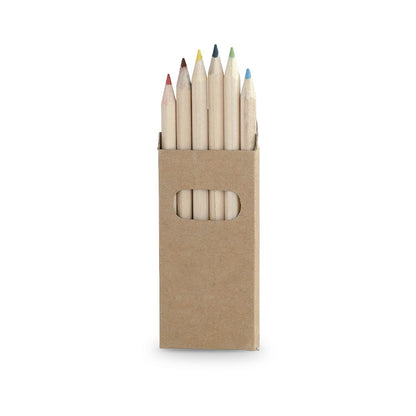 Caja de 6 Lápices de Colores personalizada - Cumpleaños