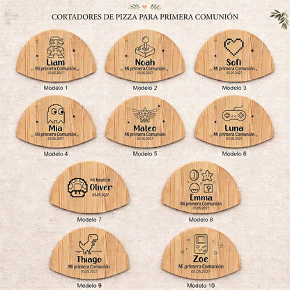 Cortapizzas para comuniones - Diseños videojuegos