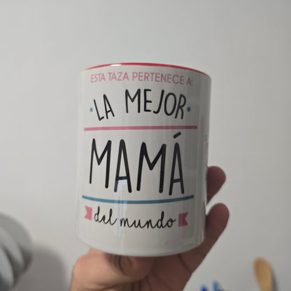 Taza La Mejor Mamá del Mundo – Regalo con mensaje tierno para el Día de la Madre