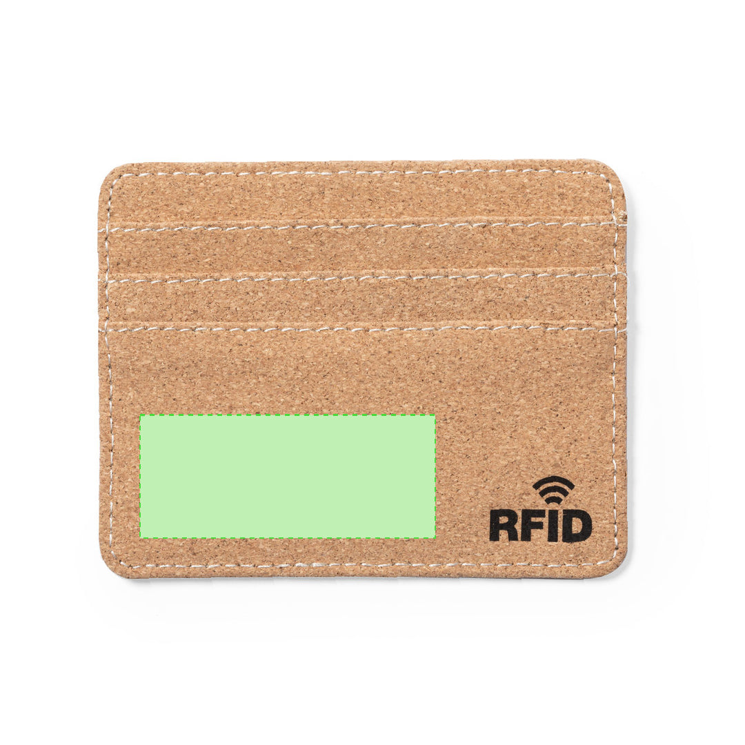 Tarjetero RFID de corcho · Escudo Corcho