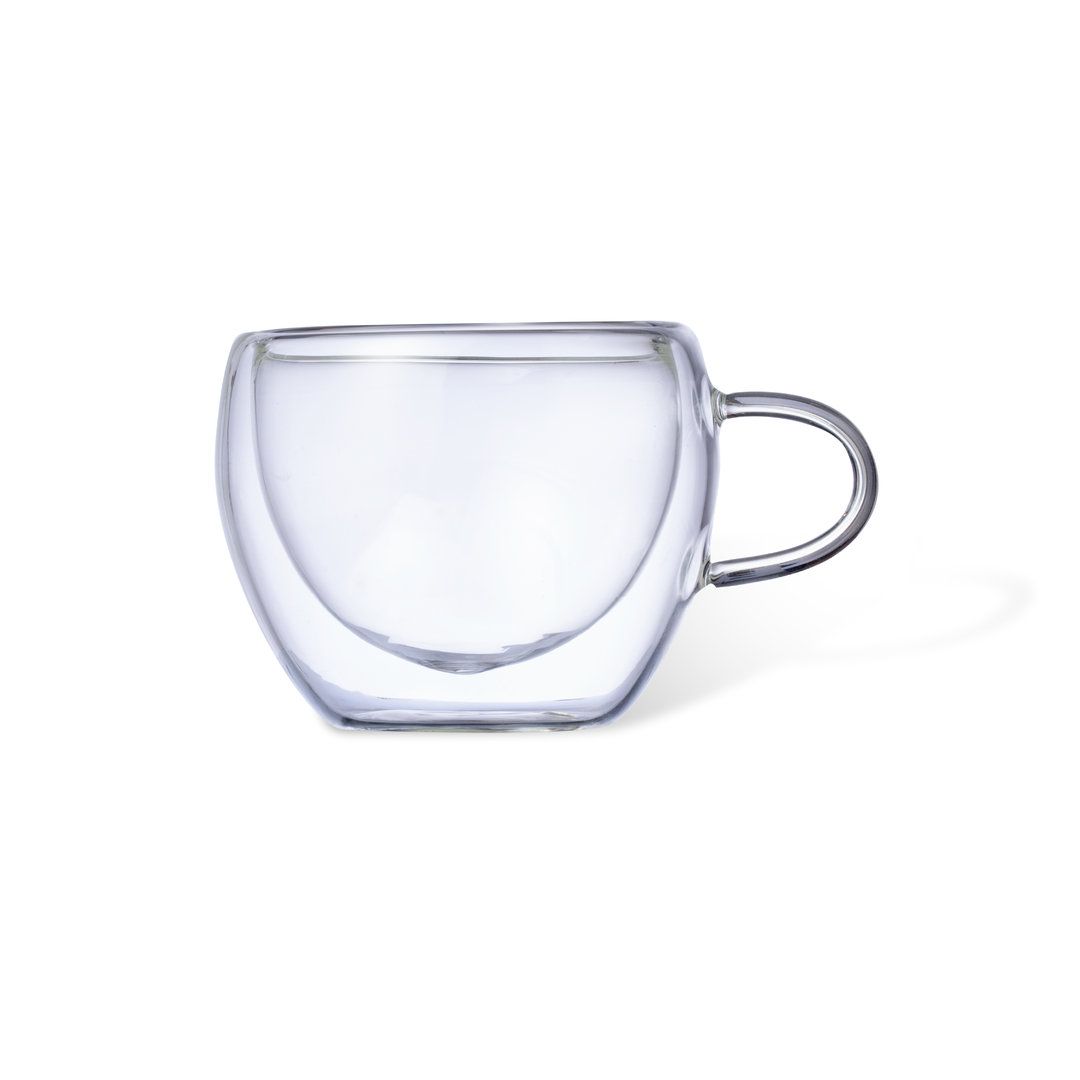 Set 2 tazas de café de doble pared con posavasos · Espresso