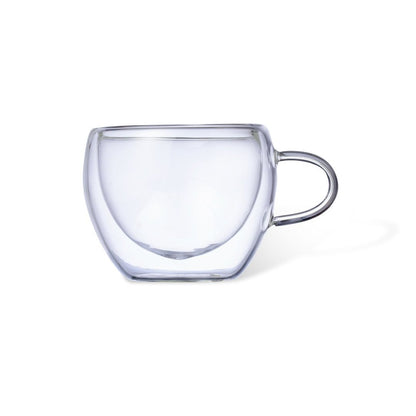 Set 2 tazas de café de doble pared con posavasos · Espresso