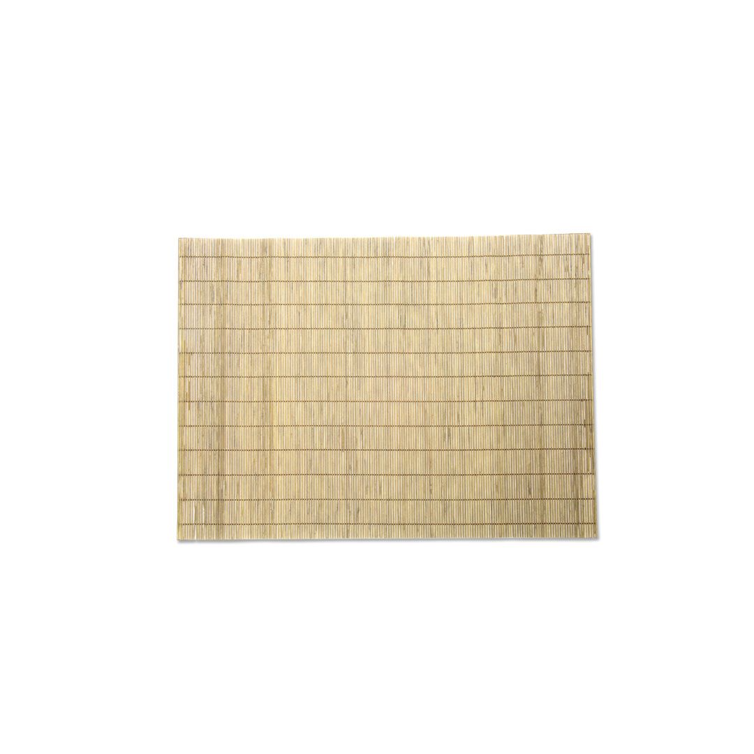 Salvamantel Plegable de Bambú – Diseño Rectangular Natural (45 x 30 cm)